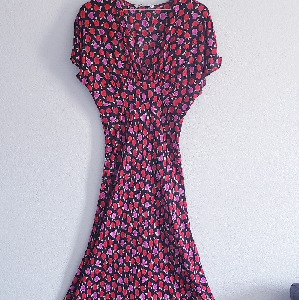 Zara floral dress